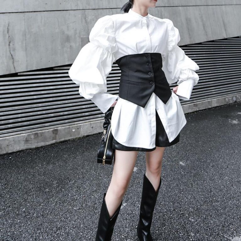 Bateman Suit Button Waist Corset